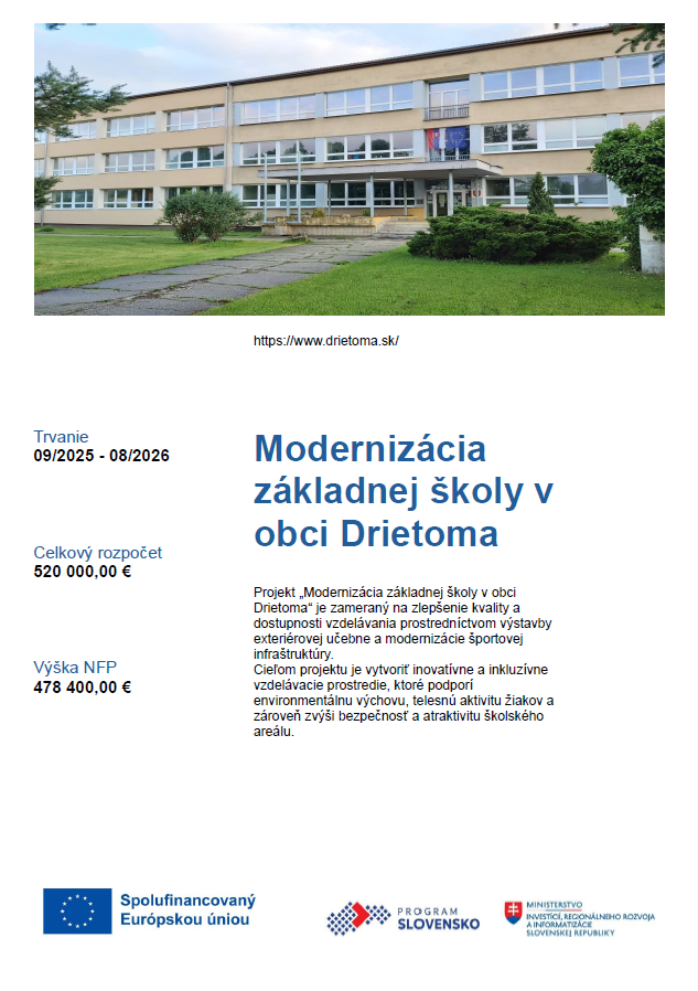 Modernizácia ZŠ 