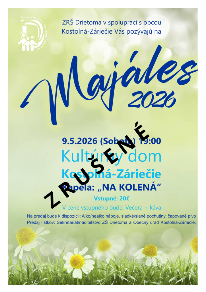 plagát podujatia s&nbsp;nápisom zrušené 